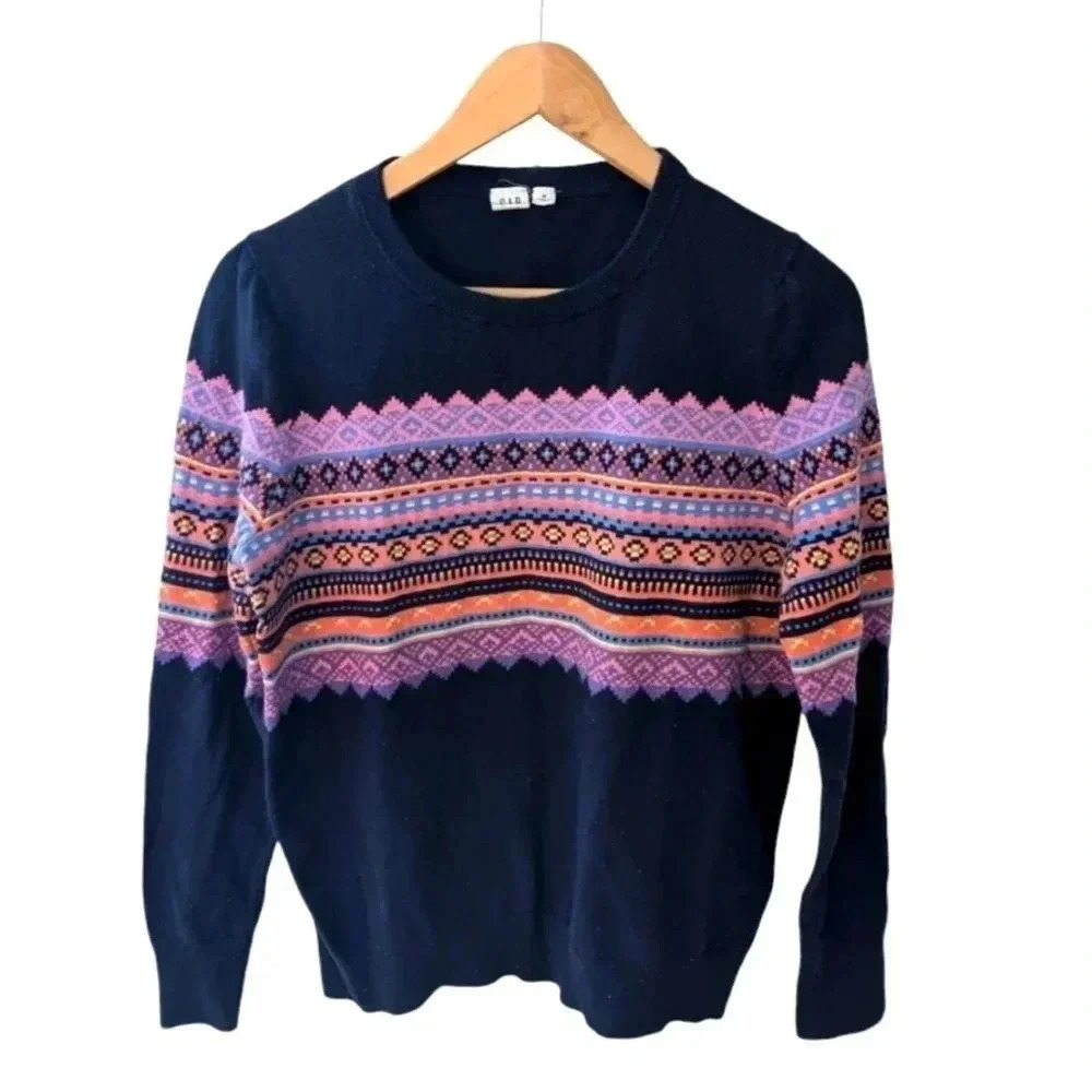 Gap Women's Colorful Soft Cozy Pullover Sweater SZ M
